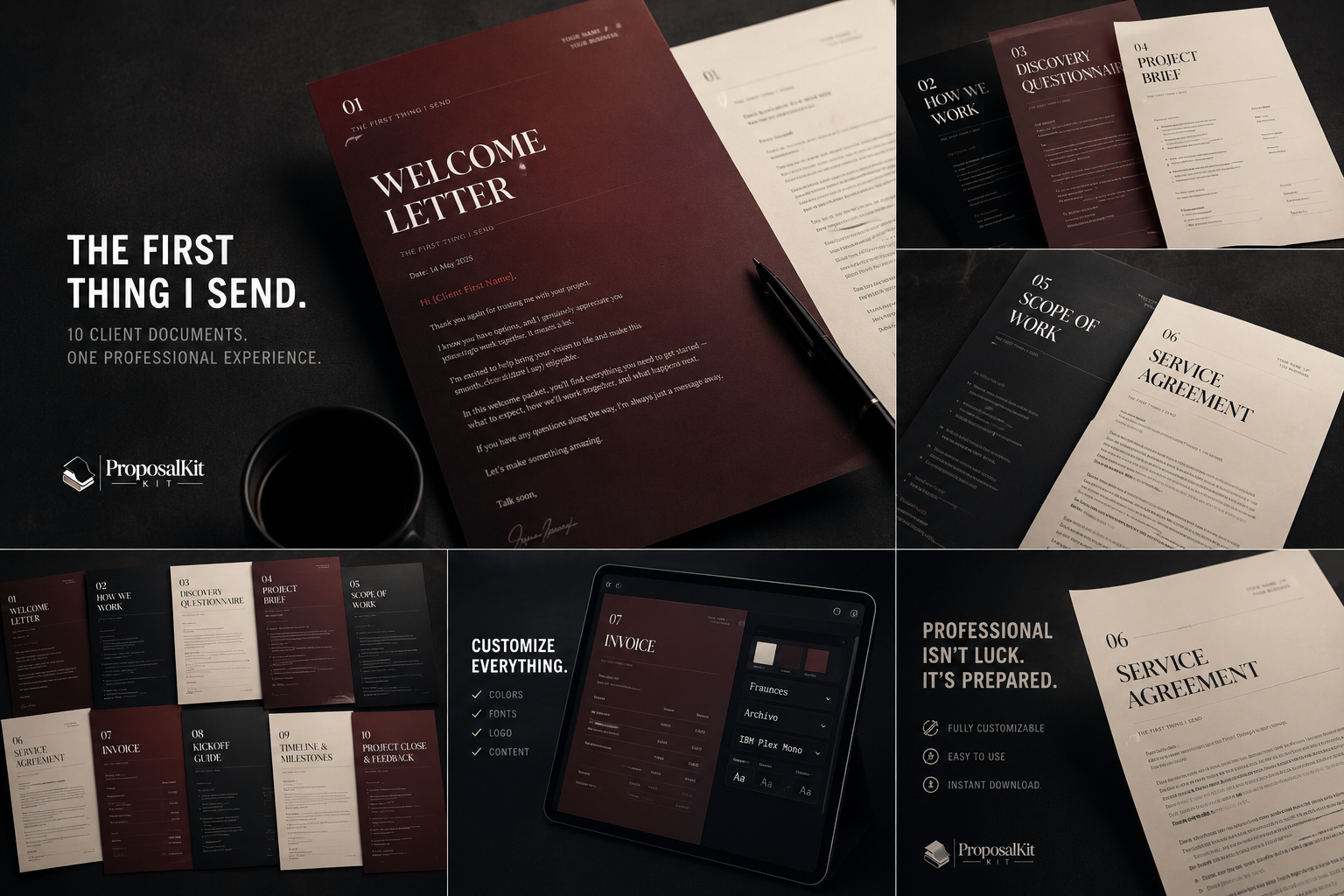 Proposal Kit - Act Like a Business